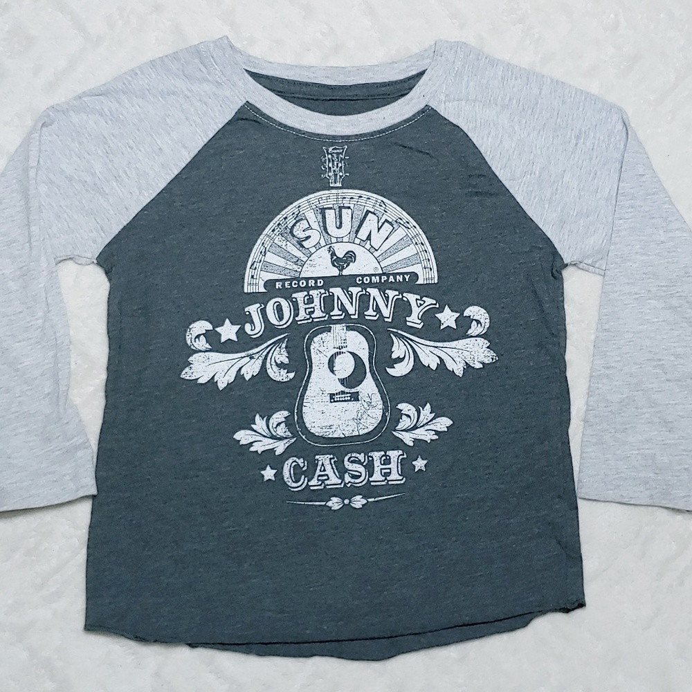 Johnny Cash 3T long sleeve shirt
